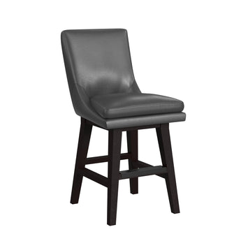 Villanova Swivel Counter Stool - Pewter