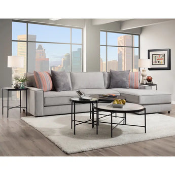 572 Sectional - Ash Gray