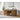 Portico Collection Double Pedestal Desk - Medium Oak Finish
