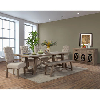 Newberry Extension Farmhouse Dining Table - Natural