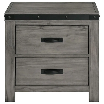 Wade Nightstand - Grey