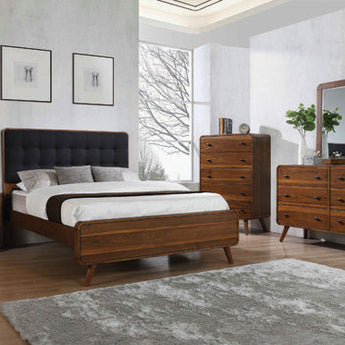 Robyn Collection Upholstered Platform Bed