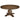 Kensington 60" Round Solid Wood Dining Table - Walnut Finish